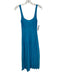 Staud Size XS Blue Viscose Blend Sleeveless Ribbed Detail Knit Dress Blue / XS