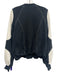 FP Movement Size S Black & White Cotton Blend Contrast Stitch Zip Front Jacket Black & White / S
