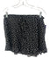 Free People Size S Black & White Cotton & Rayon Polka Dots Skort Short Set Black & White / S