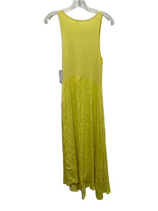By Anthropologie Size S Yellow Viscose Blend Sleeveless Midi Dress Yellow / S