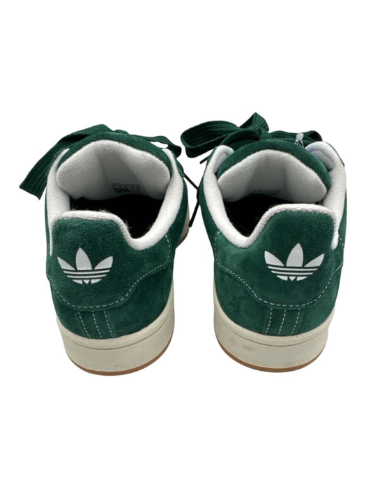 Adidas Shoe Size 6.5 Green & White Suede Platform Striped Lace Up Sneakers Green & White / 6.5