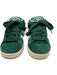 Adidas Shoe Size 6.5 Green & White Suede Platform Striped Lace Up Sneakers Green & White / 6.5