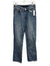 Zara Size 2 Medium Wash Cotton Mid Rise Zip Fly Jeans Medium Wash / 2