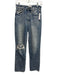 Pistola Size 24 Medium Wash Cotton Button Up Mid Rise distressed Acid Wash Jeans Medium Wash / 24