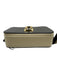 Marc Jacobs Beige, Gray, Multi Coated Leather Crossbody Strap Zip Close Bag Beige, Gray, Multi / S/M