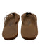 Rainbow Shoe Size 6.5 Brown Leather Flip Flop Thong Strap Sandals Brown / 6.5