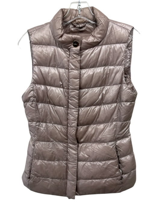 Herno Size 40 Pink Poliamide Quilted Zip Front Gilet Vest Pink / 40