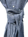 Ann Mashburn Size S Chambray Linen & Cotton Button Front Tie belt Dress Chambray / S