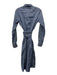 Ann Mashburn Size S Chambray Linen & Cotton Button Front Tie belt Dress Chambray / S