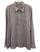 Peter Millar Size XXL White & Multi Cotton Plaid Button Up Long Sleeve Shirt White & Multi / XXL