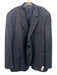 Peter Millar Blue Wool Plaid 2 Button Men's Blazer Blue / 50T