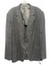 Peter Millar Gray Wool Blend Window pane 2 Button Men's Blazer Gray / 50T