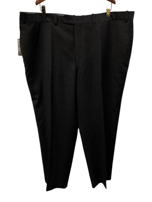 Peter Millar Dark Gray Wool Solid 2 Button Men's Suit Dark Gray / est 50t