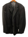 Peter Millar Dark Gray Wool Solid 2 Button Men's Suit Dark Gray / est 50t