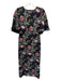 Tuckernuck Size 2 Black, Green, Multi Polyester Floral Column Maxi Dress Black, Green, Multi / 2