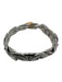 Jennifer Fisher Silver Brass Rhodium Plated Link Magnetic Close Bracelet Silver