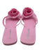 Jeffrey Campbell Shoe Size 11 Light Pink Synthetic Upper Flower Applique Sandals Light Pink / 11
