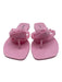 Jeffrey Campbell Shoe Size 11 Light Pink Synthetic Upper Flower Applique Sandals Light Pink / 11