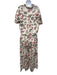 Cleobella Size Small White, Pink, Purple Cotton Button Down Floral Pants Set White, Pink, Purple / Small