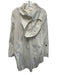 Ciao Milano Size S White Cotton Snaps Long Sleeve Detachable Hood Jacket White / S