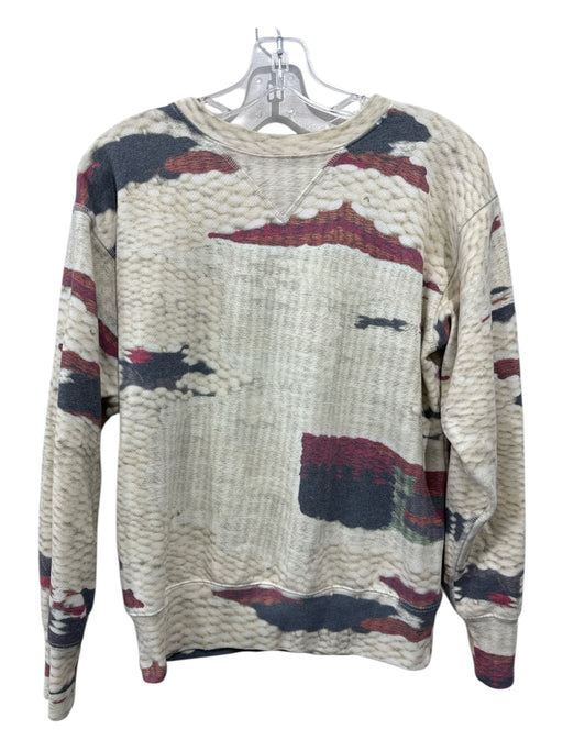 Isabel Marant Etoile Size 36 White & Multi Cotton & Polyester Crew Neck Sweater White & Multi / 36