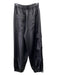 Tibi Size XS Black Triacetate & Polyester Elastic Waist Satin Jogger Pants Black / XS