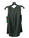 Theory Size M Green Silk Sleeveless V Neck Top Green / M