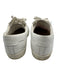 Saint Laurent Shoe Size 40 White Leather Upper Lace Up Paneled Low Top Sneakers White / 40