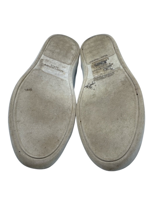 Saint Laurent Shoe Size 40 White Leather Upper Lace Up Paneled Low Top Sneakers White / 40