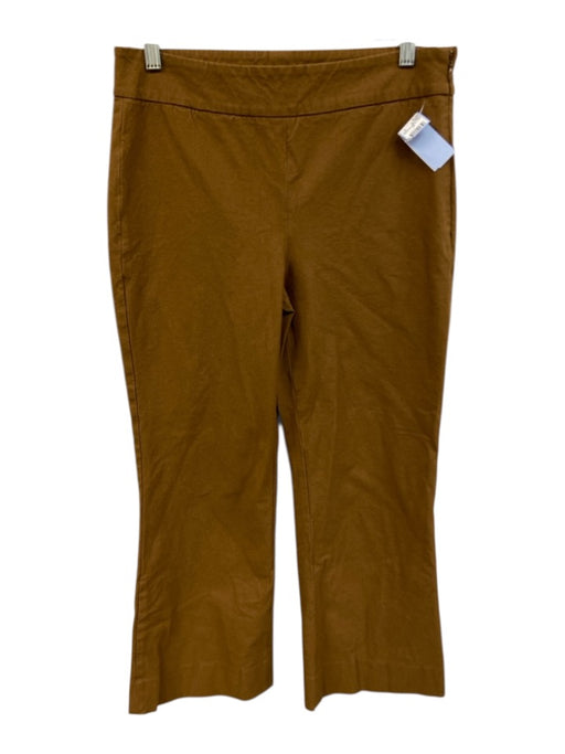 Vince Size 6 Tan Brown Viscose Blend High Rise Side Zip Boot Cut Pants Tan Brown / 6