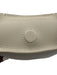 Chloe Taupe Gray Leather Magnetic Closure Grained Gold Hardware Crossbody Bag Taupe Gray / Small