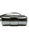 Tiffany & Fred Silver Leather Shiny Crinkle Crossbody Magnetic Flap Close Bag Silver / S