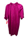 Sara Campbell Size M Fuscia Pink Cotton Ruffle Detail Long Sleeve Dress Fuscia Pink / M