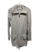 Akris Punto Size 8 Light Gray Wool Zipper Pockets Long Sleeve Jacket Light Gray / 8