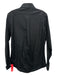 Ann Mashburn Size L Black Cotton Collared Button Down Long Sleeve Top Black / L