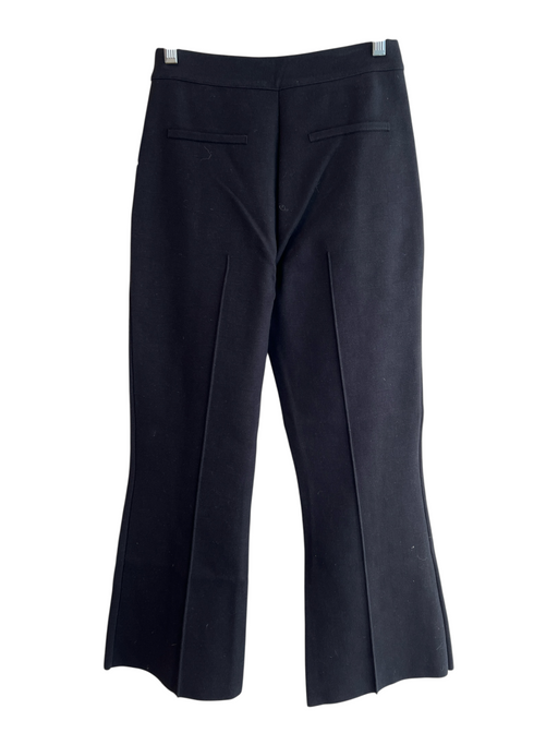 High Sport Size Medium Black Cotton & Lycra Flat Front Stretch Waist Pants Black / Medium
