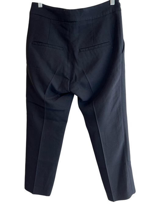 Marni Size 42 Black Wool Blend Zip Fly Side Pocket Straight Cut Trouser Pants Black / 42