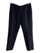 Marni Size 42 Black Wool Blend Zip Fly Side Pocket Straight Cut Trouser Pants Black / 42