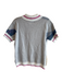 Cynthia Rowley Size Small Blue, Green & Multi Cotton Short Sleeve 1/4 Zip Top Blue, Green & Multi / Small