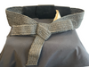 Johanna Ortiz Black Polypropylene Snap Button Tie Detail Woven Belts Black / M