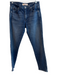 AMO Size 29 Medium Wash Cotton Button Fly High Rise 5 Pocket Whiskering Jeans Medium Wash / 29