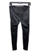 Alice + Olivia Size Est Small Black Lamb leather Low Rise zip fly Skinny Pants Black / Est Small