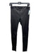 Alice + Olivia Size Est Small Black Lamb leather Low Rise zip fly Skinny Pants Black / Est Small