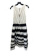 Alice + Olivia Size 10 White & Black Polyester, Silk & Viscose Blend Tank Dress White & Black / 10