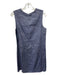 Theory Size 2 Blue Linen & Viscose Chambray Tank Back Zip Dress Blue / 2