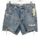 Citizens of Humanity Size 28 Light Wash Cotton Denim Button Fly High Rise Shorts Light Wash / 28