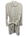 Rails Size S Cream Cotton Gauze Long Sleeve Buttons Waist Tie Dress Cream / S
