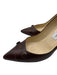 Jimmy Choo Shoe Size 36.5 Brown Goat Leather Pointed Toe Stiletto Pumps Brown / 36.5