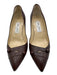 Jimmy Choo Shoe Size 36.5 Brown Goat Leather Pointed Toe Stiletto Pumps Brown / 36.5