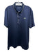Lacoste Sport Size XL Blue & White Synthetic Solid Polo Athleisure Short Sleeve Blue & White / XL